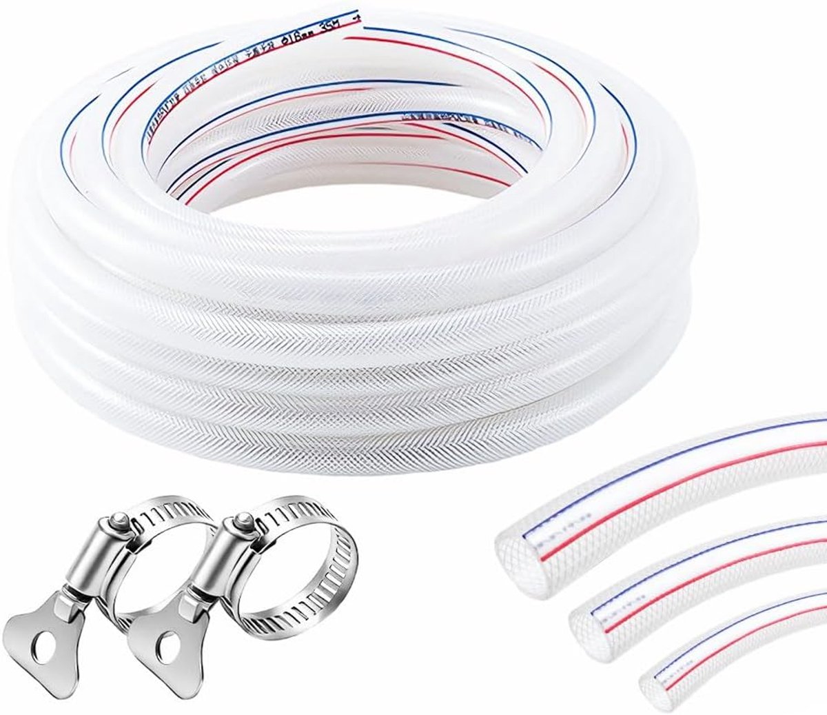 Vloeistofslang 25 mm - PVC met stofversterking - Hoge druk en chemicaliënbestendig - Ideaal voor industrieel gebruik - ShopVlot