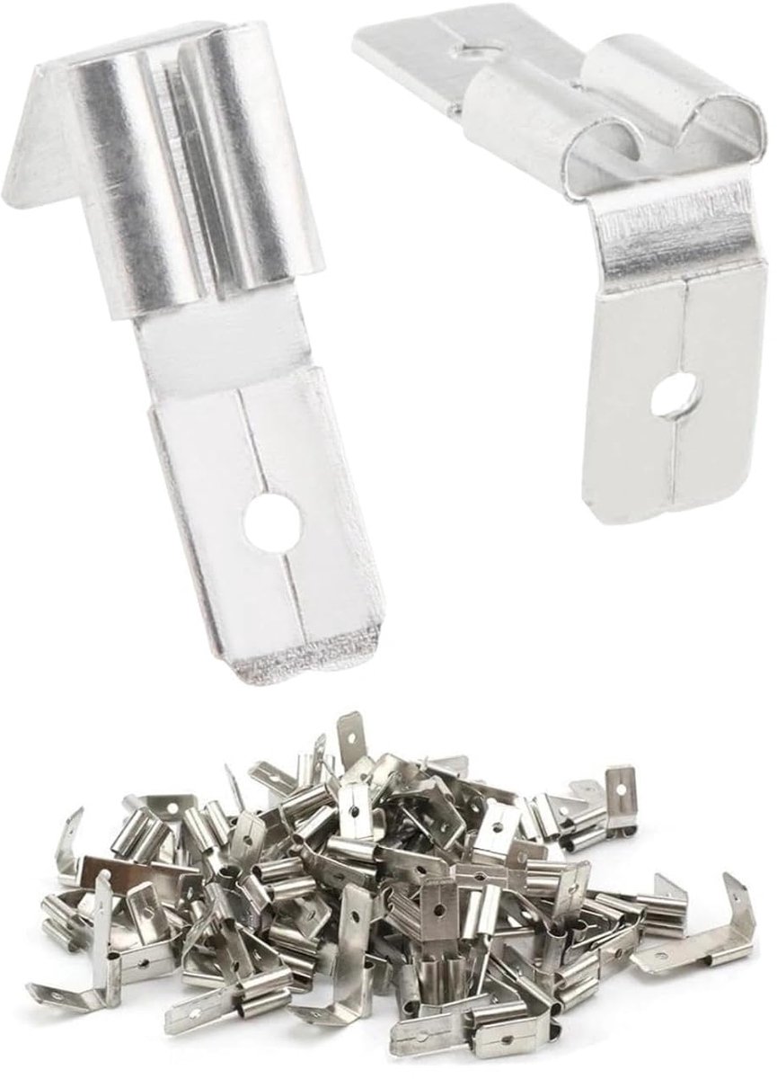 Kabelschoenen 80 Stuks - Dubbele Schoenen - Platte Stekker - Betrouwbare Verbinding voor DIY - ShopVlot