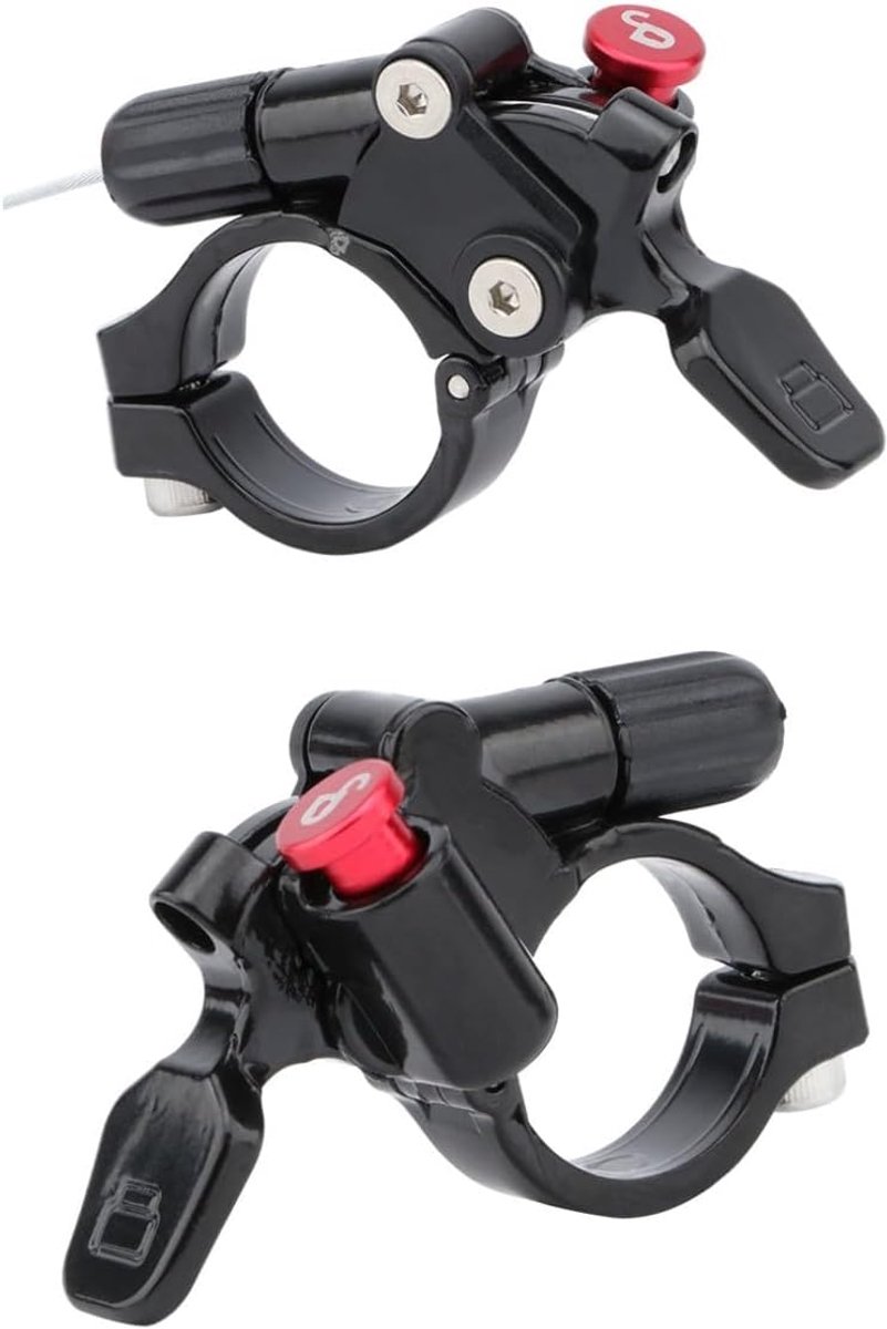 Fietsen remote lockout lever - aluminium - 2.2 cm gatdiameter - eenvoudig te bedienen - ShopVlot