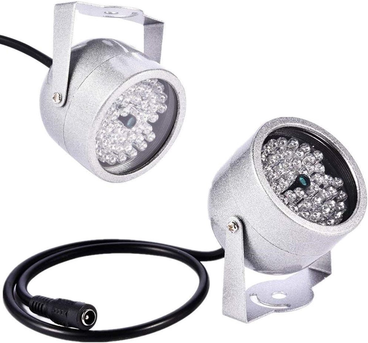 IR verlichting voor videocamera - 12V, 1A - 48 LEDs - nachtzicht voor beveiligingscamera's - ShopVlot