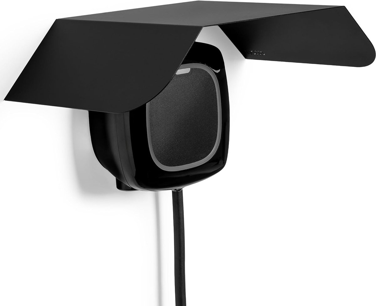Metalen dak voor elektrische laadpaal - 1,5 mm staal - regen- en UV-bescherming - beschermt uw laadpunt - ShopVlot