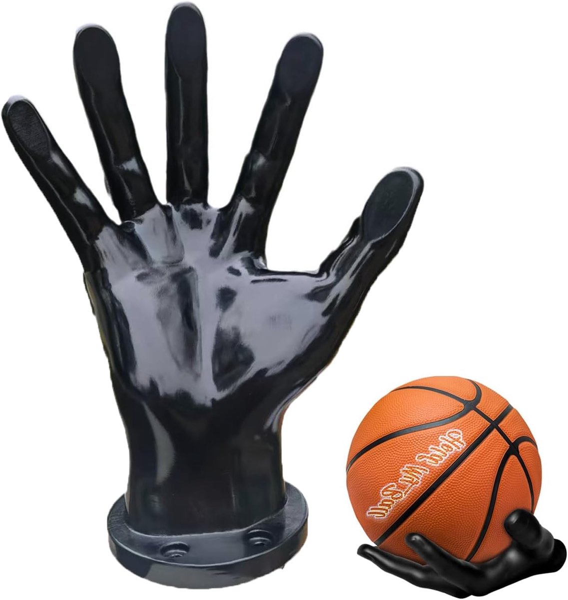 Basketbal muurhouder 22 x 8 cm - Ruimtebesparend - Houdt ballen netjes - Ideaal voor thuis of garage - ShopVlot