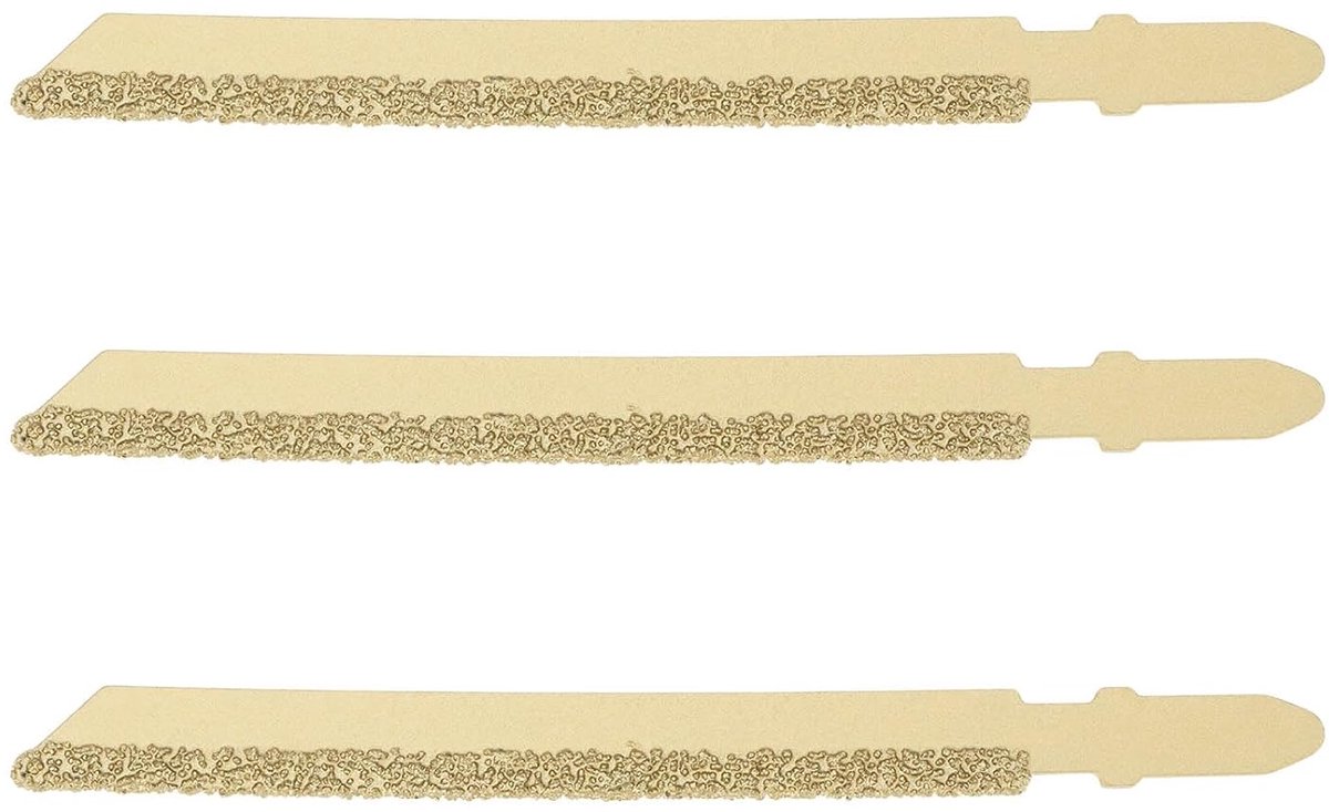 Jigszaagbladen 100mm - 3PCS Diamant - 46 grit - Voor marmer, graniet en tegels - ShopVlot