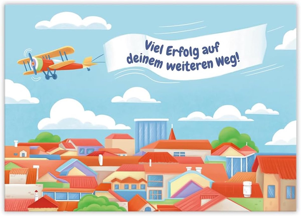 Farewell card XXL A4 - hoge kwaliteit - met envelop - perfect voor afscheid - ShopVlot