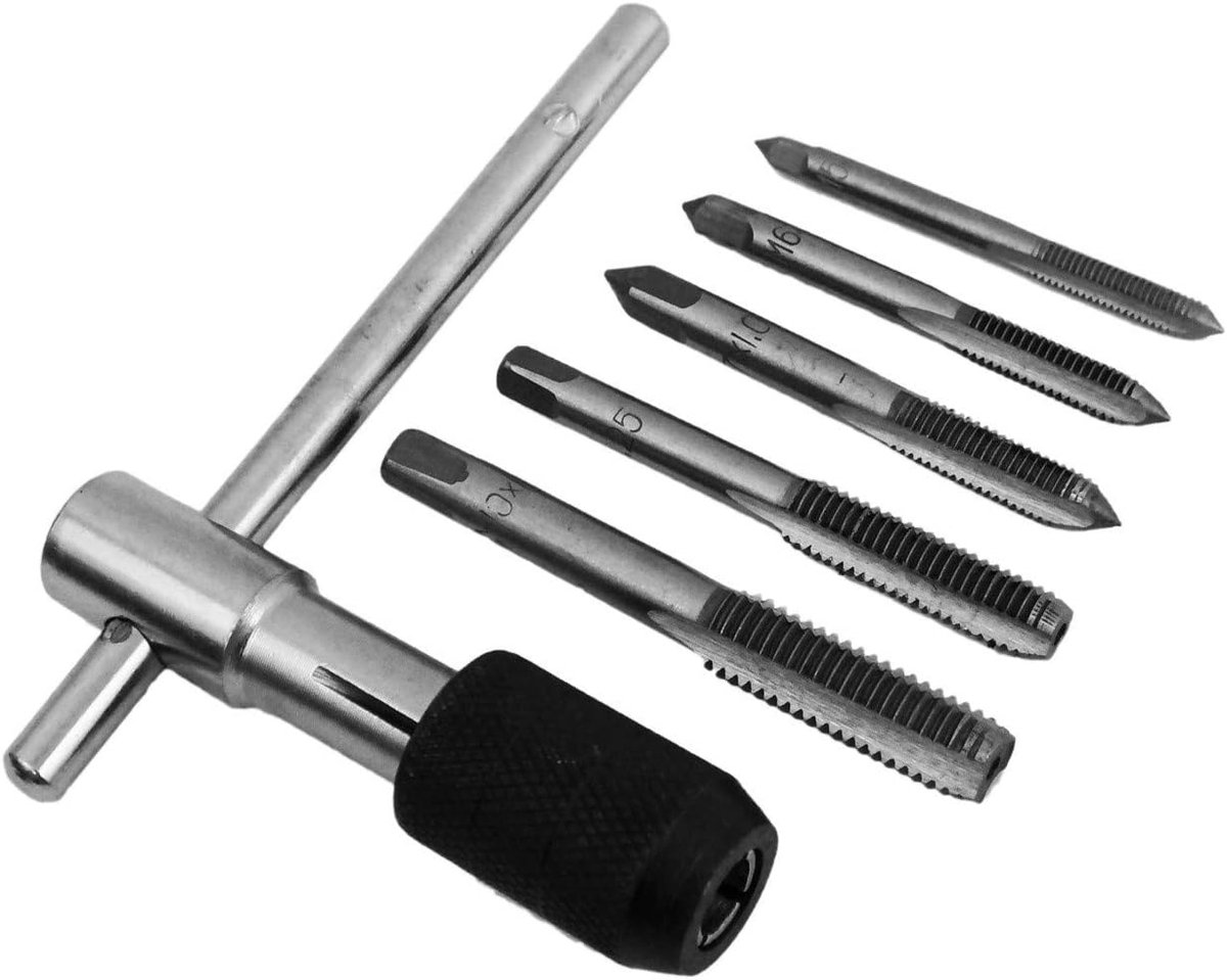 Draadstiften set M5, M6, M7, M8, M10 - inclusief tapijzer - perfect voor precisiewerk - ShopVlot