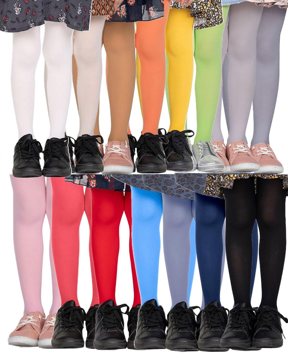 Meisjespanty set van 2 - Opaque 40 denier - Zacht microvezel - Ideaal voor ballet en dans - ShopVlot