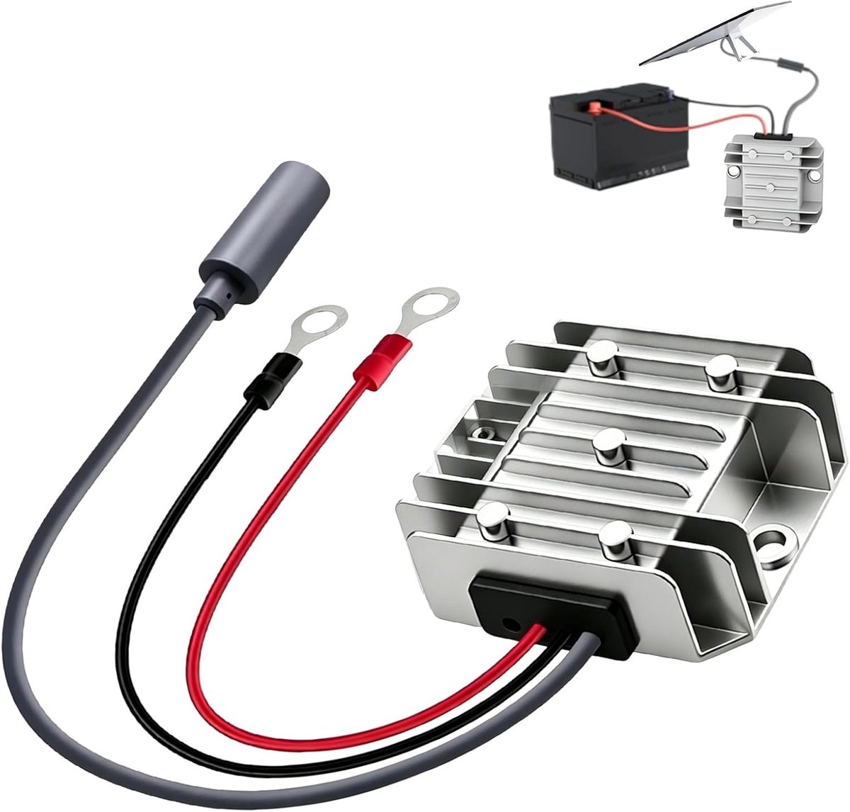 DC step-up converter 12 V/24 V naar 30 V 3,5 A - waterdicht en robuust - voor campers en boten - ShopVlot