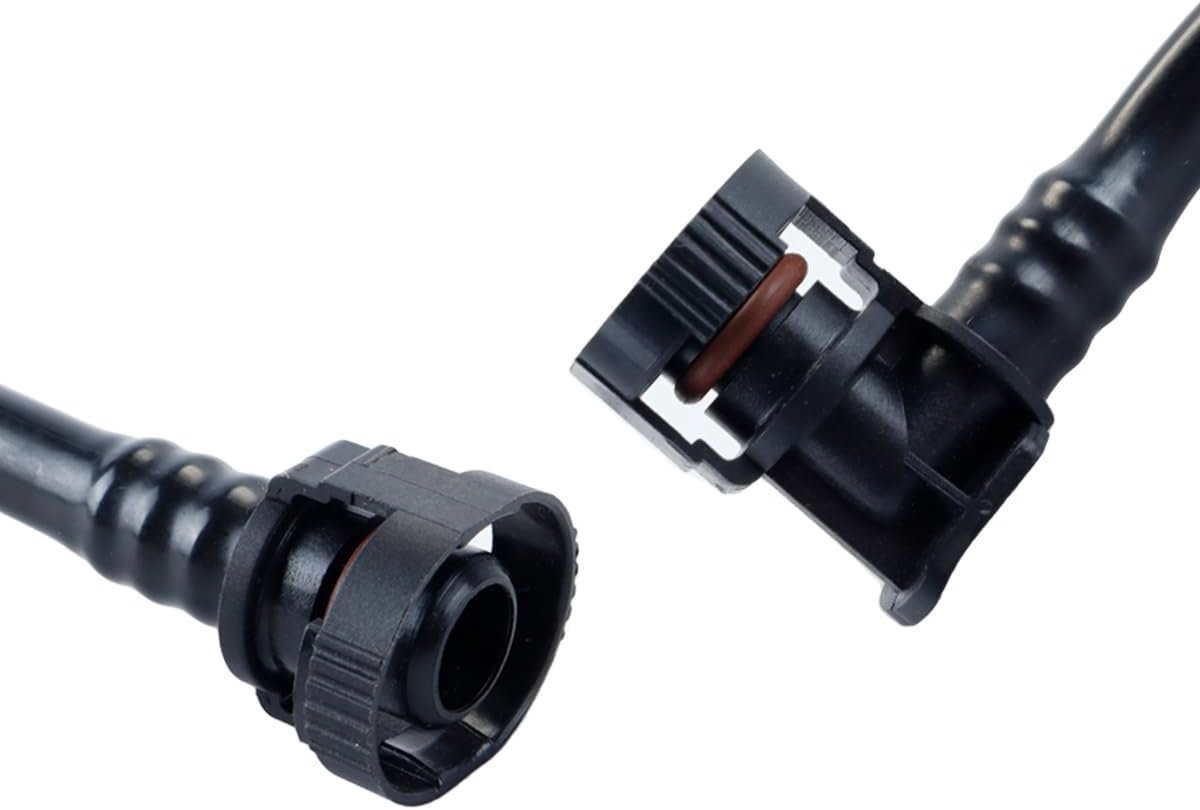 Crankcase ventilatie slang - zwart roestvrij staal - hitte- en oliebestendig - betrouwbare component voor motoren - ShopVlot