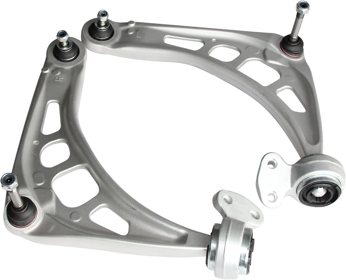 DOCAS 2 x wheel suspension steering set 31121094465 31121094466 wishbones with hinge front left and right for E46 E85 - ShopVlot