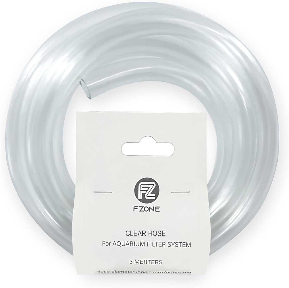 FZONE Aquarium Hose 3M Transparent Of Class For Aquatic Filter Systems Hose 1/2" Inner Diameter - ShopVlot