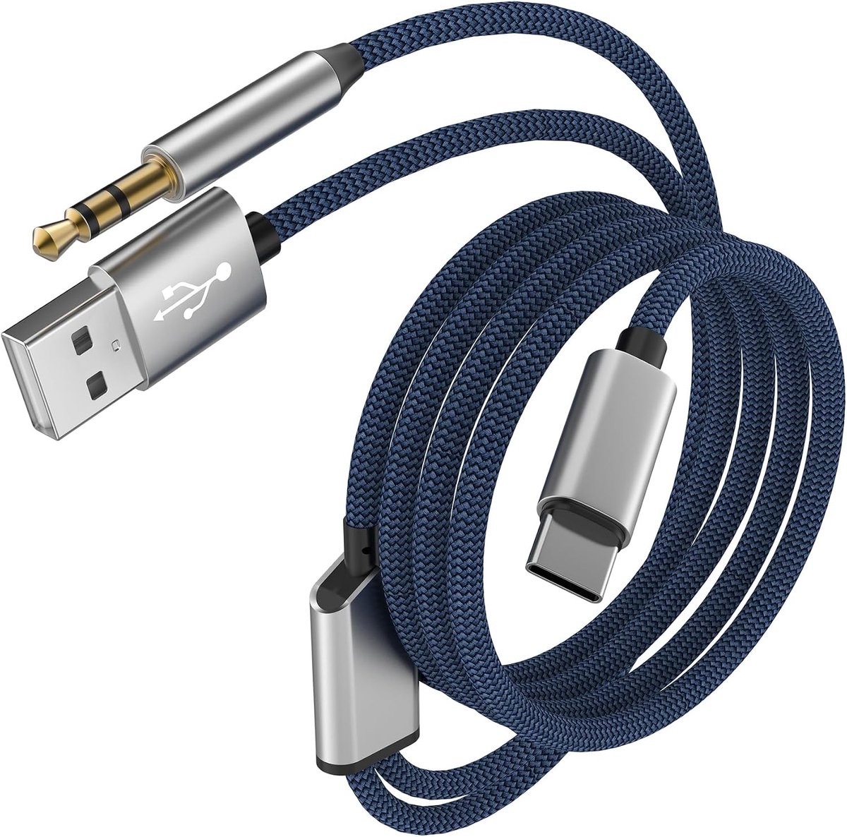 1,2 m USB-C-kabel voor iPhone 17 16 15 Pro Max adapter naar audio-aansluiting 3,5 mm auto AUX stereo hoofdtelefoon - ShopVlot