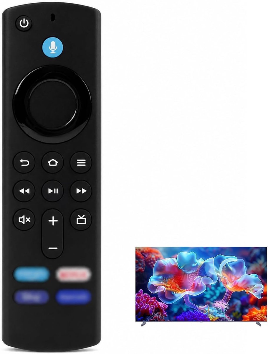Vervangende spraakafstandsbediening - Bluetooth - programmeerbare toetsen - intuïtieve bediening voor Smart TV's - ShopVlot