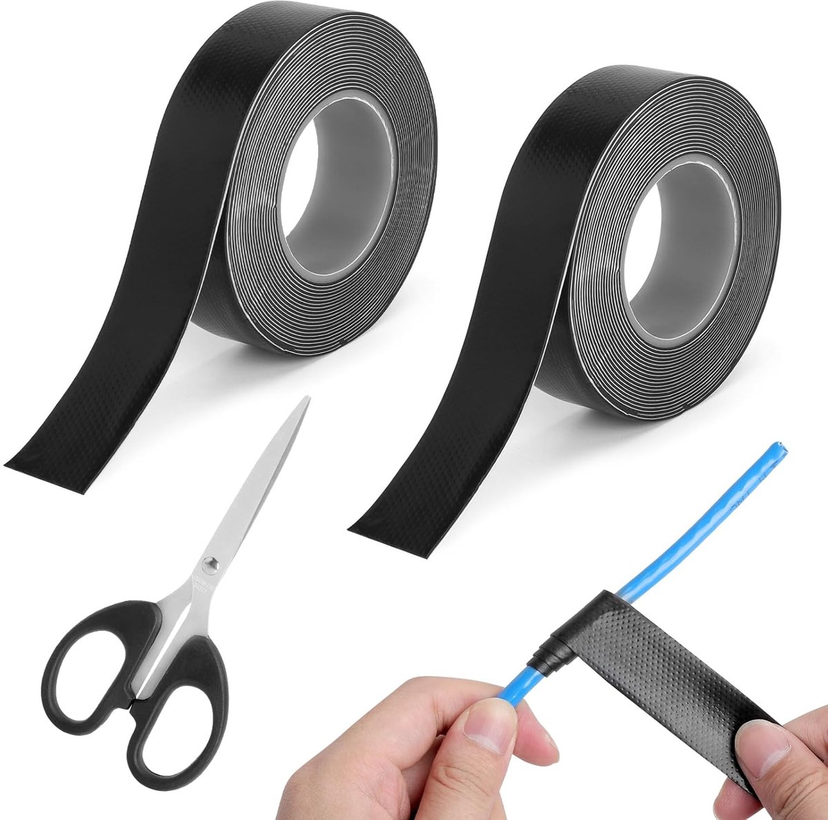 Isolatieband 2 Rollen 10 kV - Waterproof - Hoge spanning - Ideaal voor elektrische verbindingen - ShopVlot