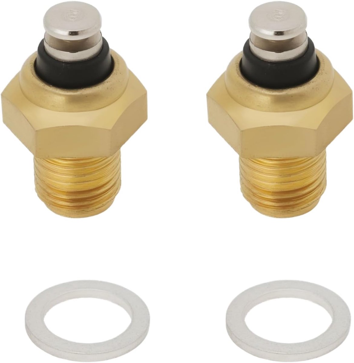 Temperatuursensor olie 2 set - met pakking vervanging - compatibel met Audi en VW - ShopVlot