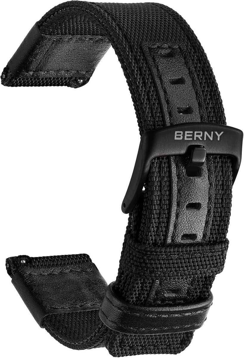 BERNY Nylon Watchband Premium Woven Nylon Watchband Quick Release Watch Bracelet for Men and Women -20mm,22mm,24mm - ShopVlot