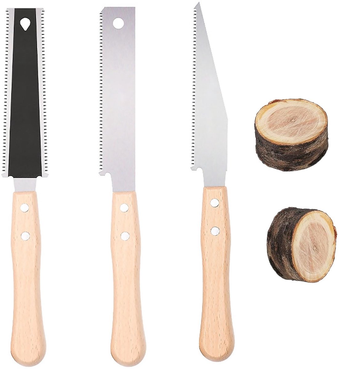 Solidchoice - Set van 3 Japanse Handzagen voor Houtbewerking