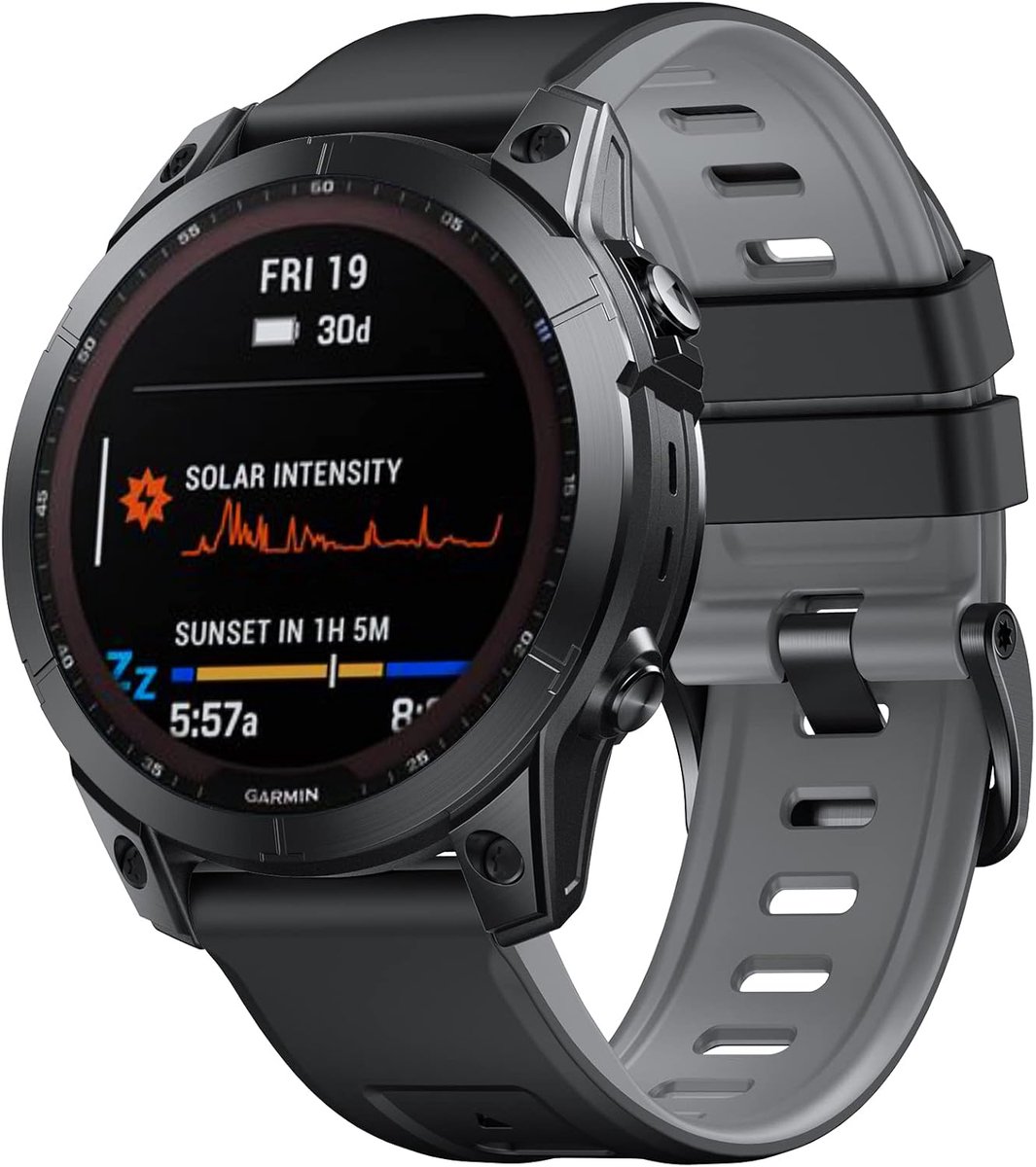Watch Strap Compatible with Garmin Fenix 6X Pro/Fenix 5X/Fenix 7X/Enduro Bracelet, 26mm Quick Release Replacement - ShopVlot