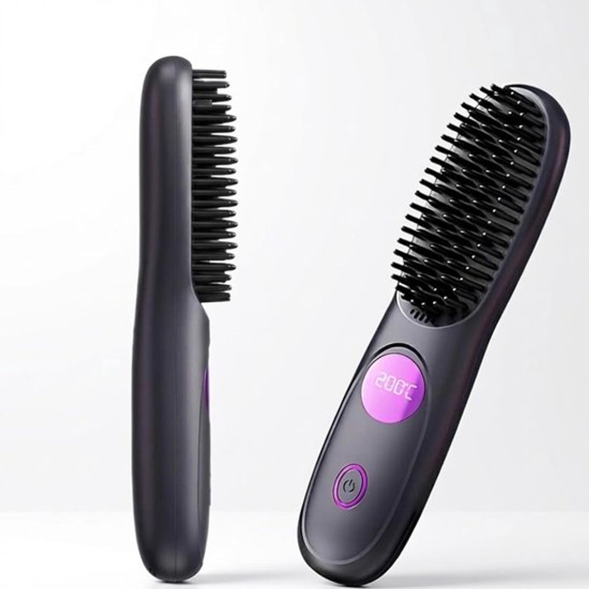 Stijltang - Draadloze Stijltangborstel - Stijlborstel - Haarborstel Electrisch - Oplaadbare Stjltang - 3 Instelbare Warmtestanden Voor Een Gladde - Dagelijkse Styling - Voor Alle Haartypes