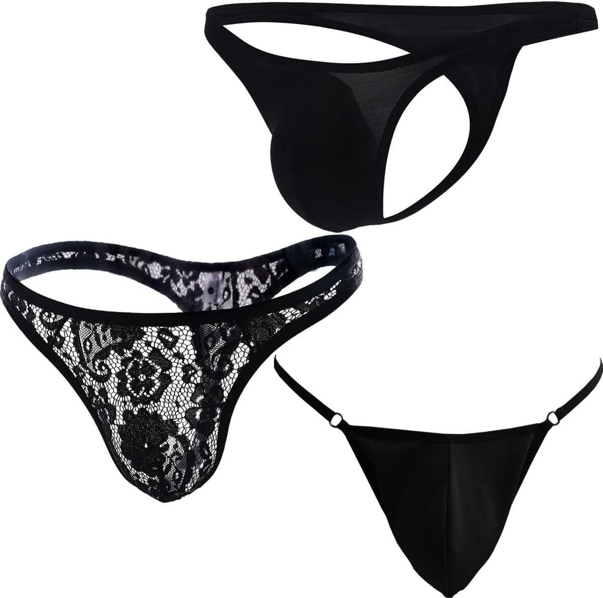 Tanga sexy erotische slips - kant zijde mankini - stretch ondergoed - perfect voor speciale momenten - ShopVlot