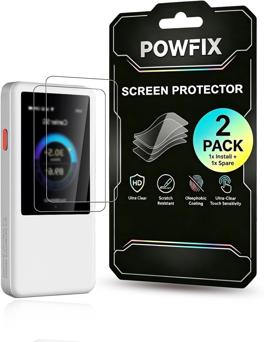 Displaybeschermfolie voor ZTE U60 PRO Mobile Wi-Fi Hotspot, zachte HD-folie, krasbestendig, zonder luchtbellen en - ShopVlot