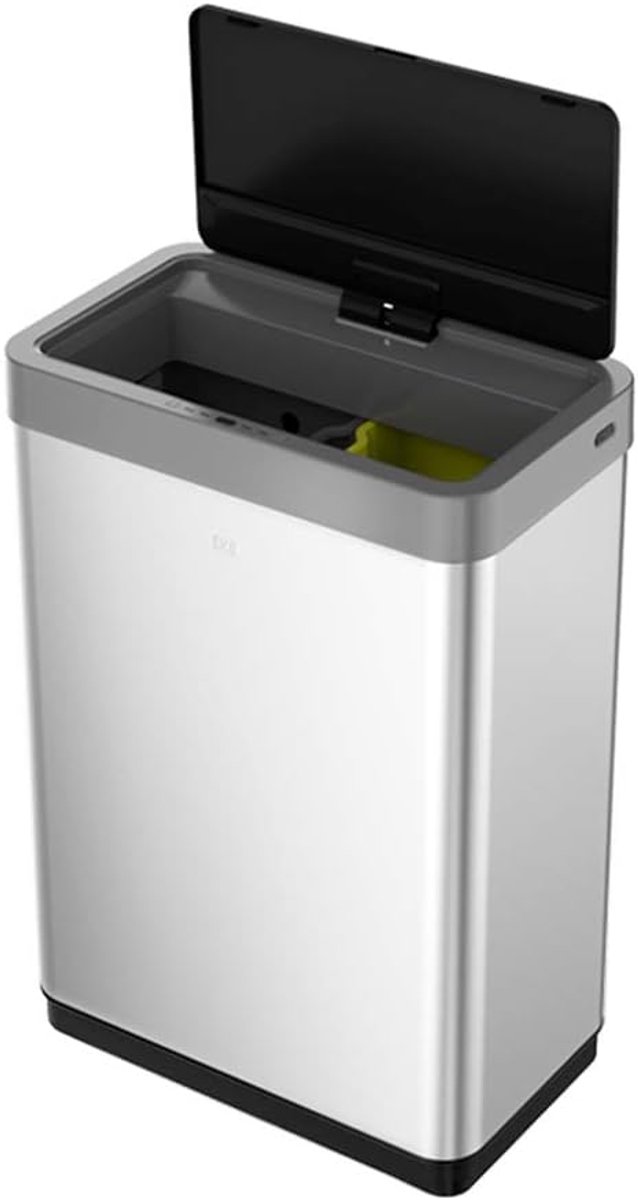 Household Induction Classification Trash Can Smart Living Room Bedroom Bathroom Stainless Steel Kitchen Automatic - ShopVlot