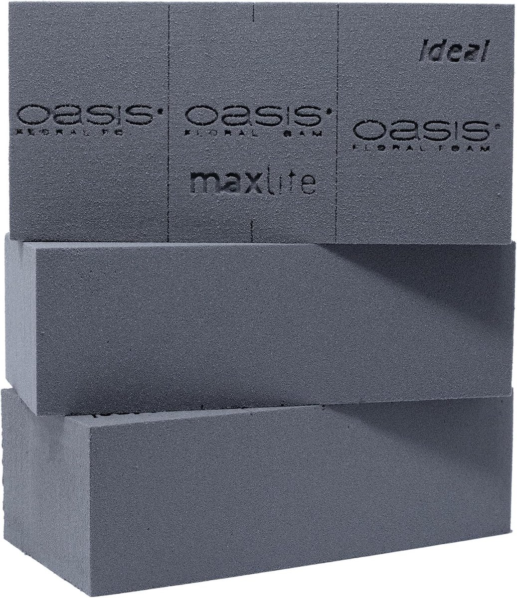 OASIS BLACK IDEAL Maxlife brick - 35 pieces in box - 23x11x7.5cm - ShopVlot