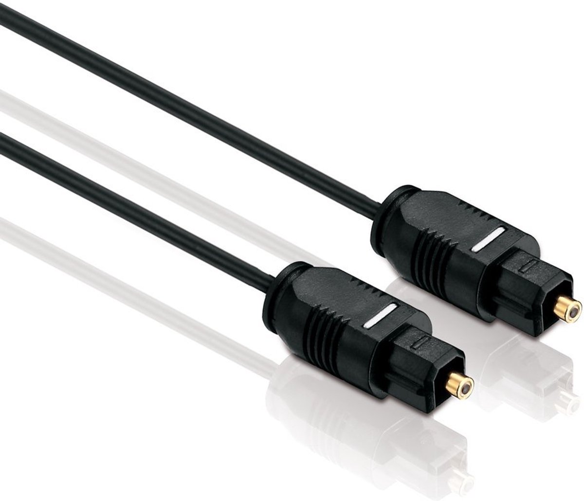 PerfectHD Toslink Cable - 2.2mm - Optical Digital Audio Cable - 2x Toslink Plug - SPDIF - ShopVlot