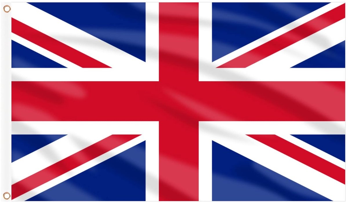 Solidchoice - Britse Vlag 150 x 90 cm voor Feestelijke Gelegenheden