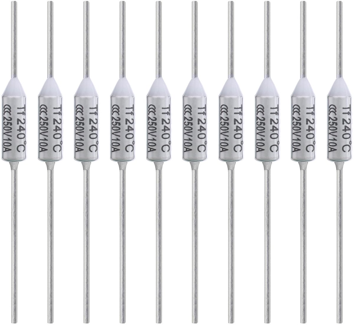 Solidchoice - 10 Stuks Thermische Veilingen 240°C 10A 250V