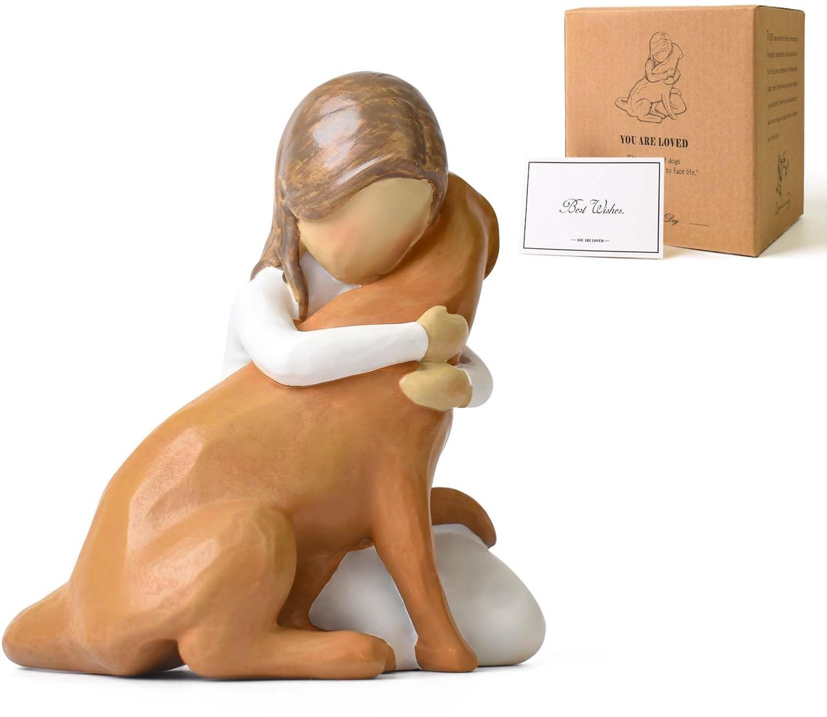 Solidchoice - Handgemaakte Resin Herinneringsgift voor Verlies van Hond