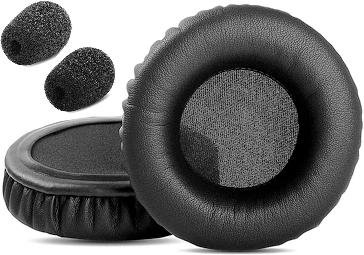 Solidchoice - Vervangende Oorkussens voor Draadloze Hoofdtelefoon met Geheugenfoam