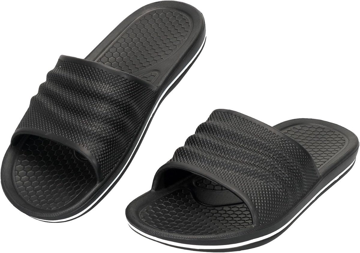 Badschoenen voor heren - lage badschoenen - brede zomersandalen - comfortabel voor in het zwembad - ShopVlot