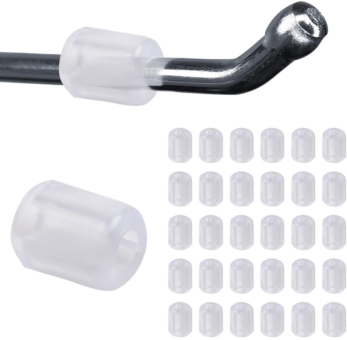 Solidchoice - Set van 90 Peg Hook Stoppers voor Retail en Organisatie