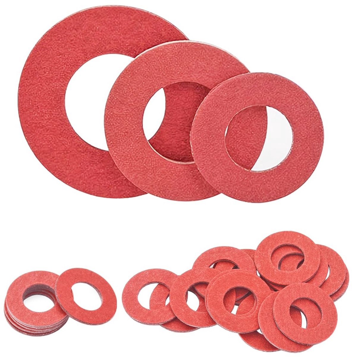 Solidchoice - Set van 100 Platen van Vezel voor M3 Sluitringen