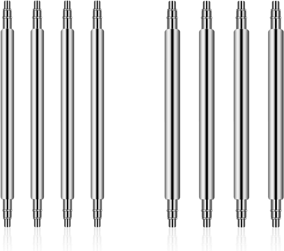 Horlogeband veren 22mm - roestvrij staal - 8 stuks - inclusief gereedschap voor eenvoudige reparatie - ShopVlot
