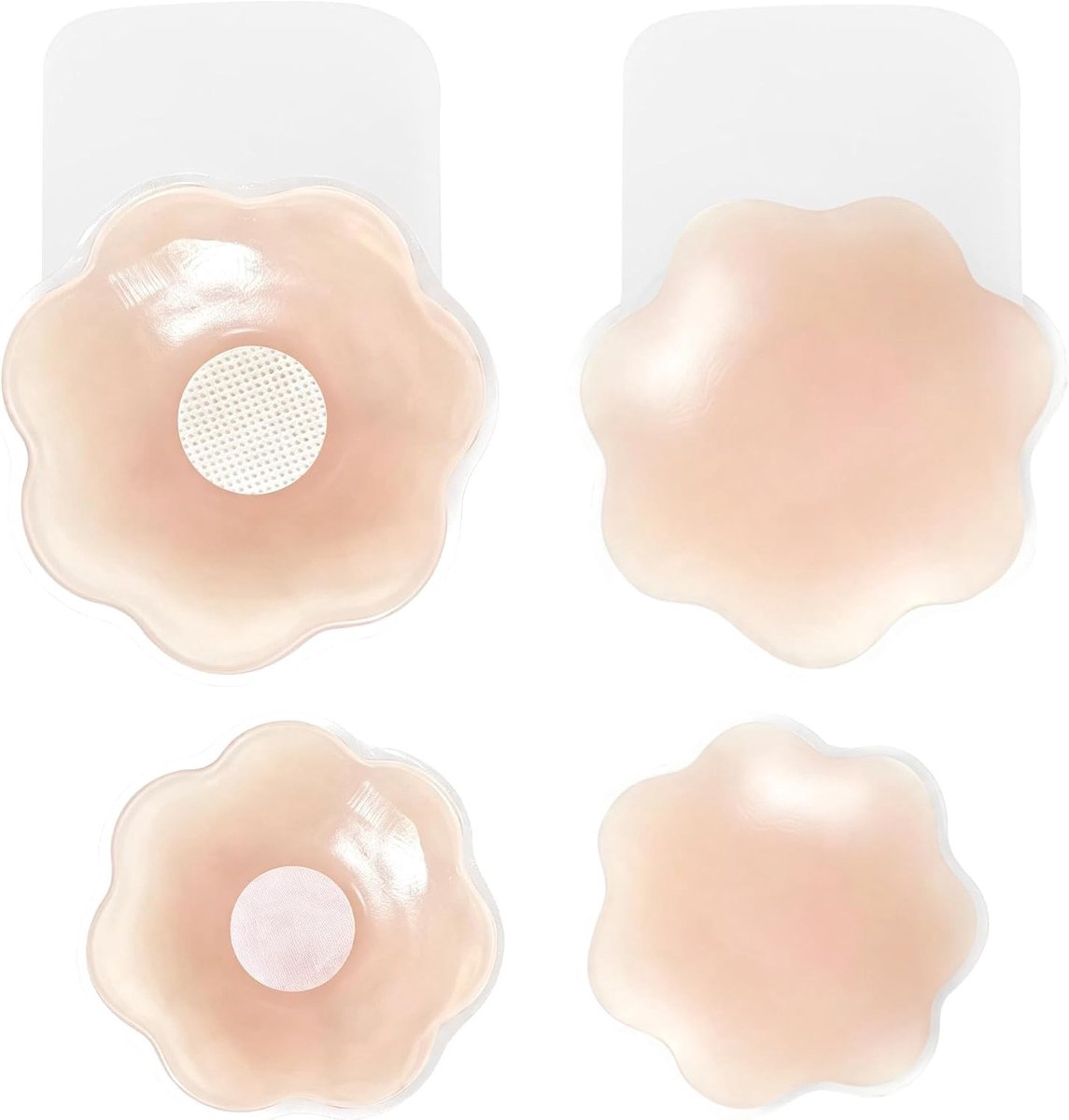 Draagbare Strapless Push-up Bh met Zelfklevende Nipple Covers, Herbruikbare en Milieuvriendelijke Silicone Bh voor Cup A tot D