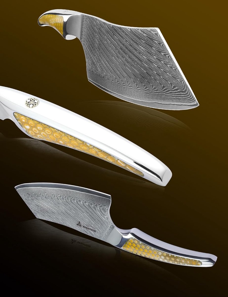 Nakiri mes - VG-10 Damast staal - Herringbone handvat - Ultra-scherp voor groenten - ShopVlot