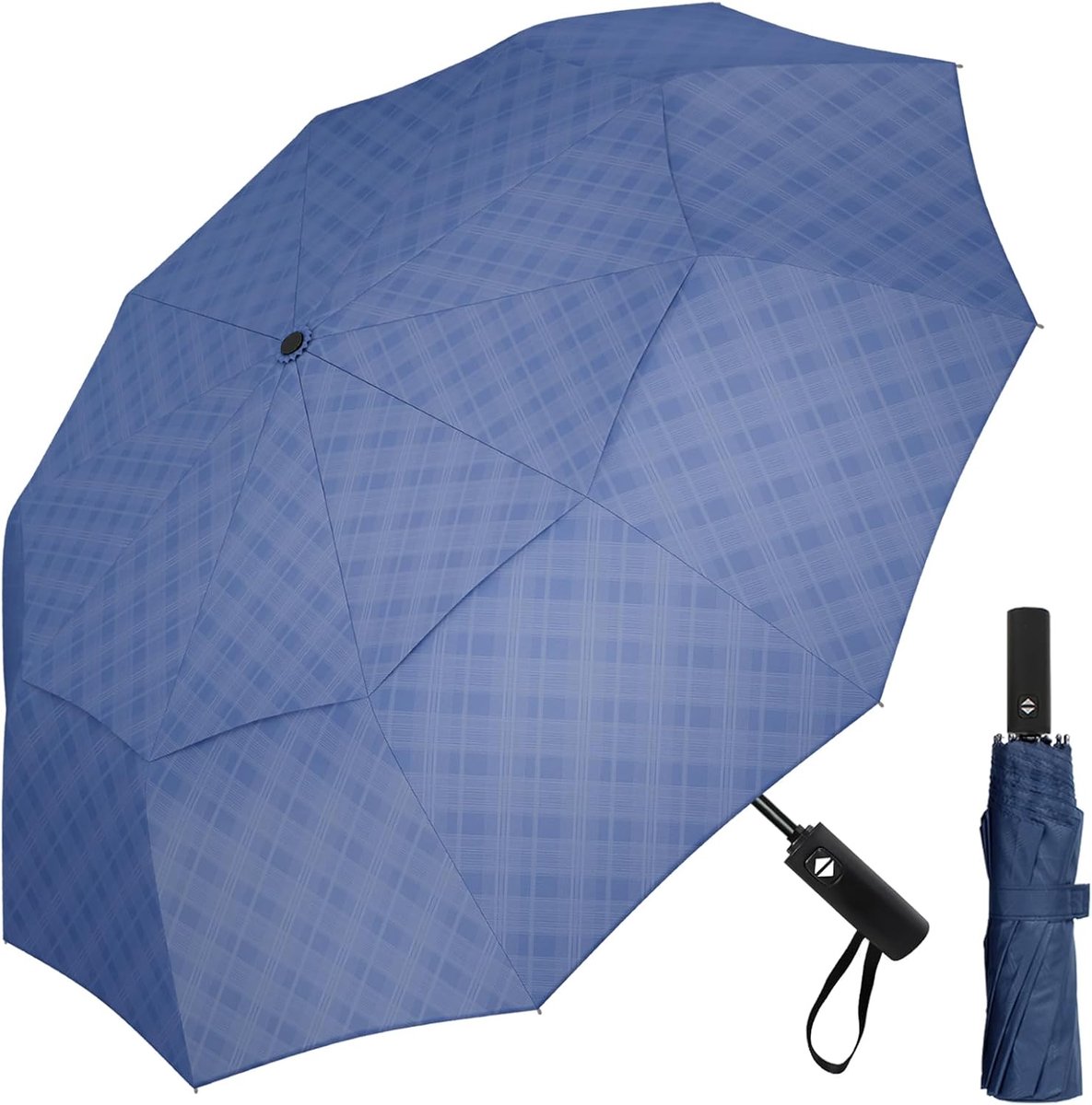 Golfparaplu 100 cm - Groot, Vouwbaar, Windproof - Automatische Open/Sluit - UV-Bescherming en Regenbescherming - ShopVlot