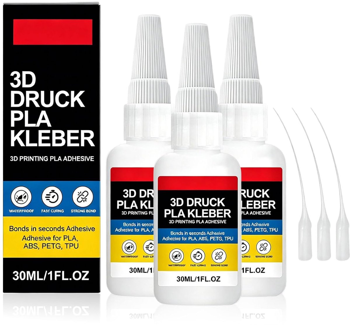 3D-printlijm 90 ml - transparant - sterke hechting - ideaal voor PLA en ABS - ShopVlot