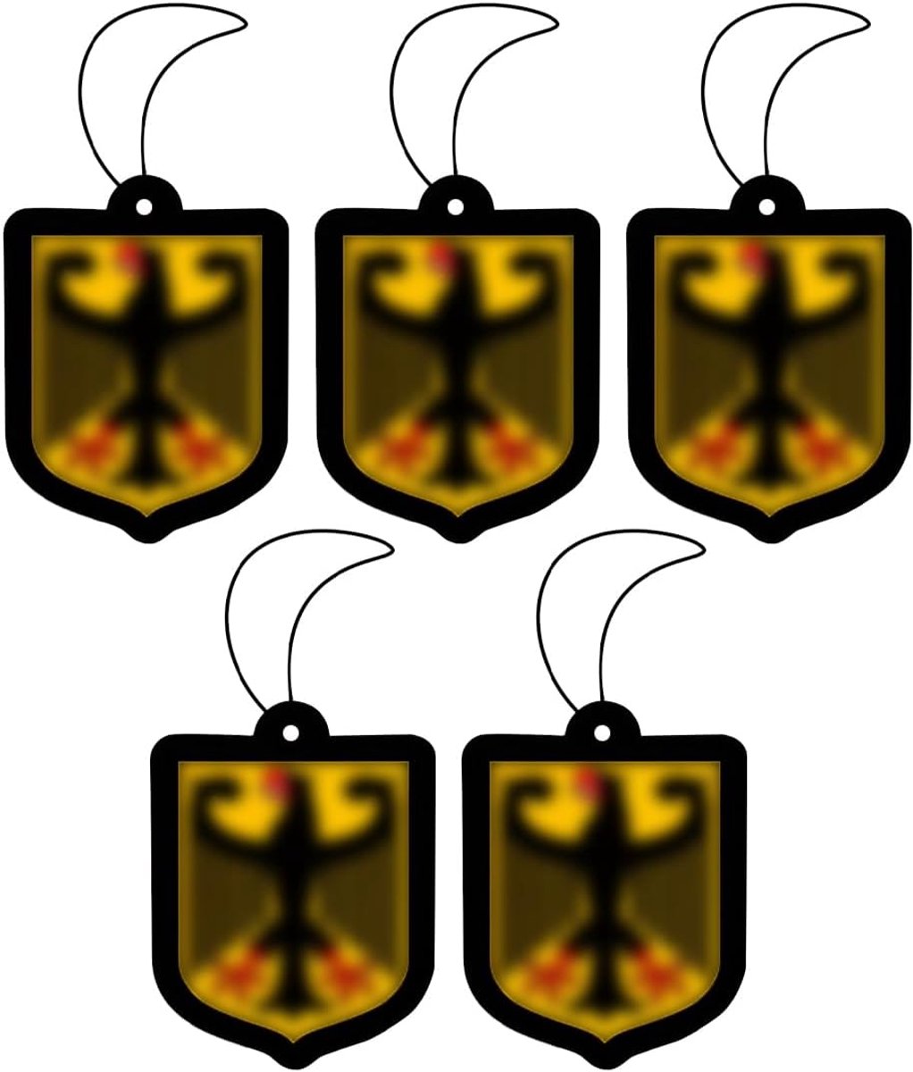Auto-geurhanger set 5 stuks - Duitse adelaar design - geurboom voor langdurige frisse geur - ShopVlot