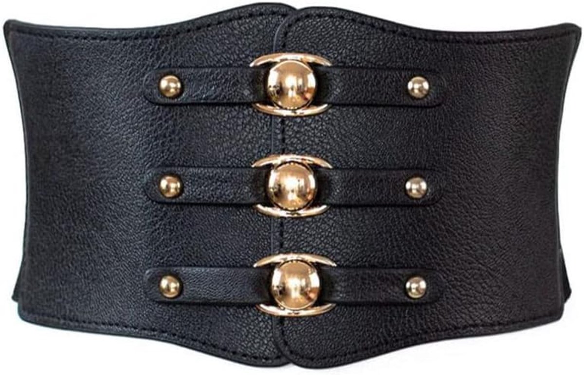 Women Elastic Dress Belt Wide Belt Women Waist Belt Corset, Black, One Size, Black, One Size - ShopVlot