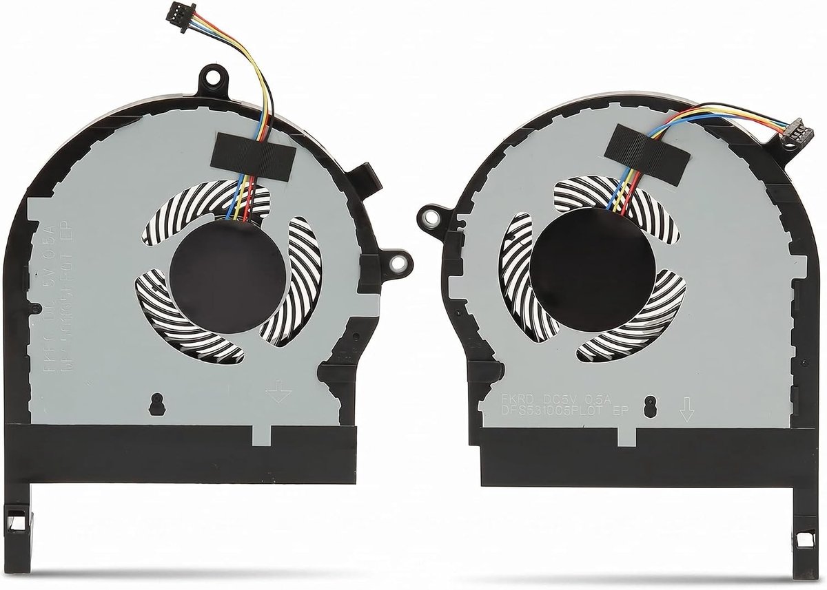 Vervangende Koelventilator voor Laptop met CPU en GPU Koeling voor Gaming en Prestatieverbetering