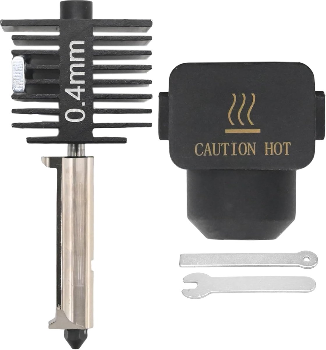 A1 Mini Hotend Kit, 3D-printerprintkop met 0,4 mm gehard stalen mondstuk en thermische isolatiesokken, vervanging voor - ShopVlot