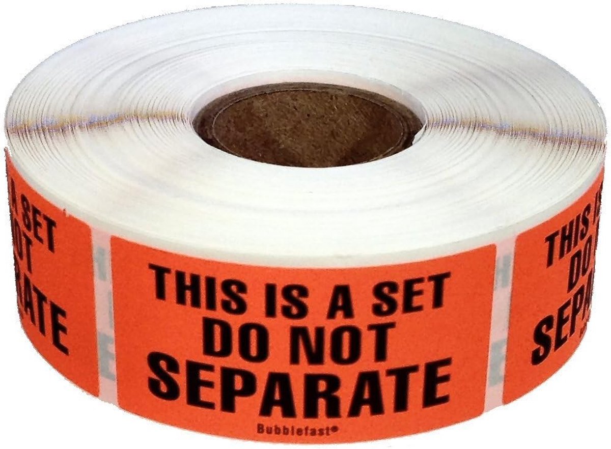 This is a set of Do Not Separate Labels, roll of 500 - ShopVlot