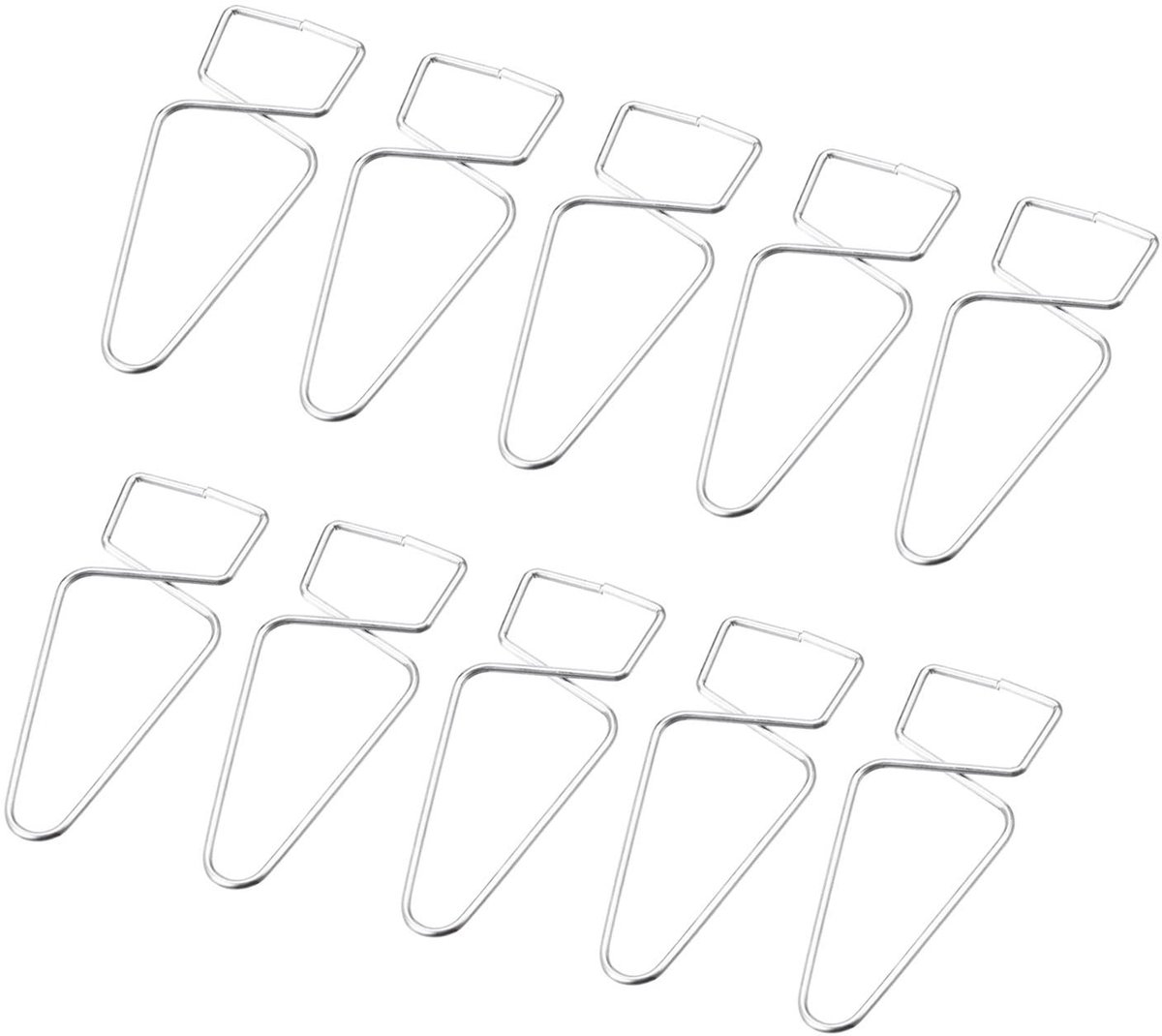 Solidchoice - 30 stuks Plafondhaken - Roestvrijstalen Klemmen voor Decoratie en DIY