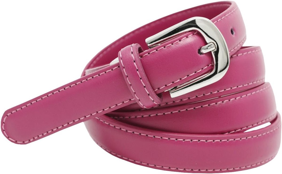 Dunne damesriem 2 cm - leer - verstelbaar 120 cm - perfect voor elke outfit - ShopVlot