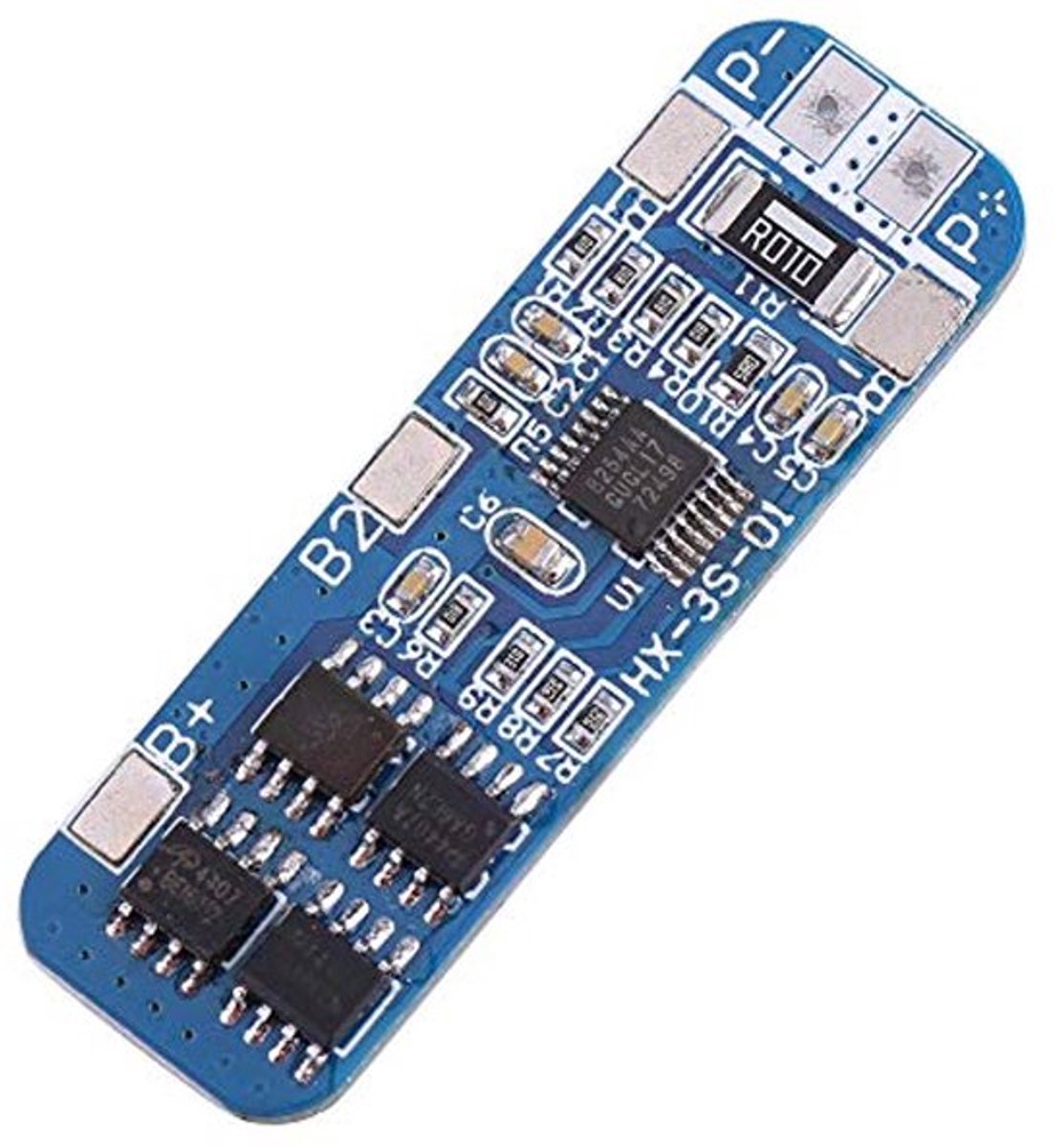 3-Series 11.1V 12V 12.6V Li-ion Lithium Battery Cell PCB voor Gegevensbescherming, met Overbelastingsbeveiliging, Overontladingsbeveiliging,