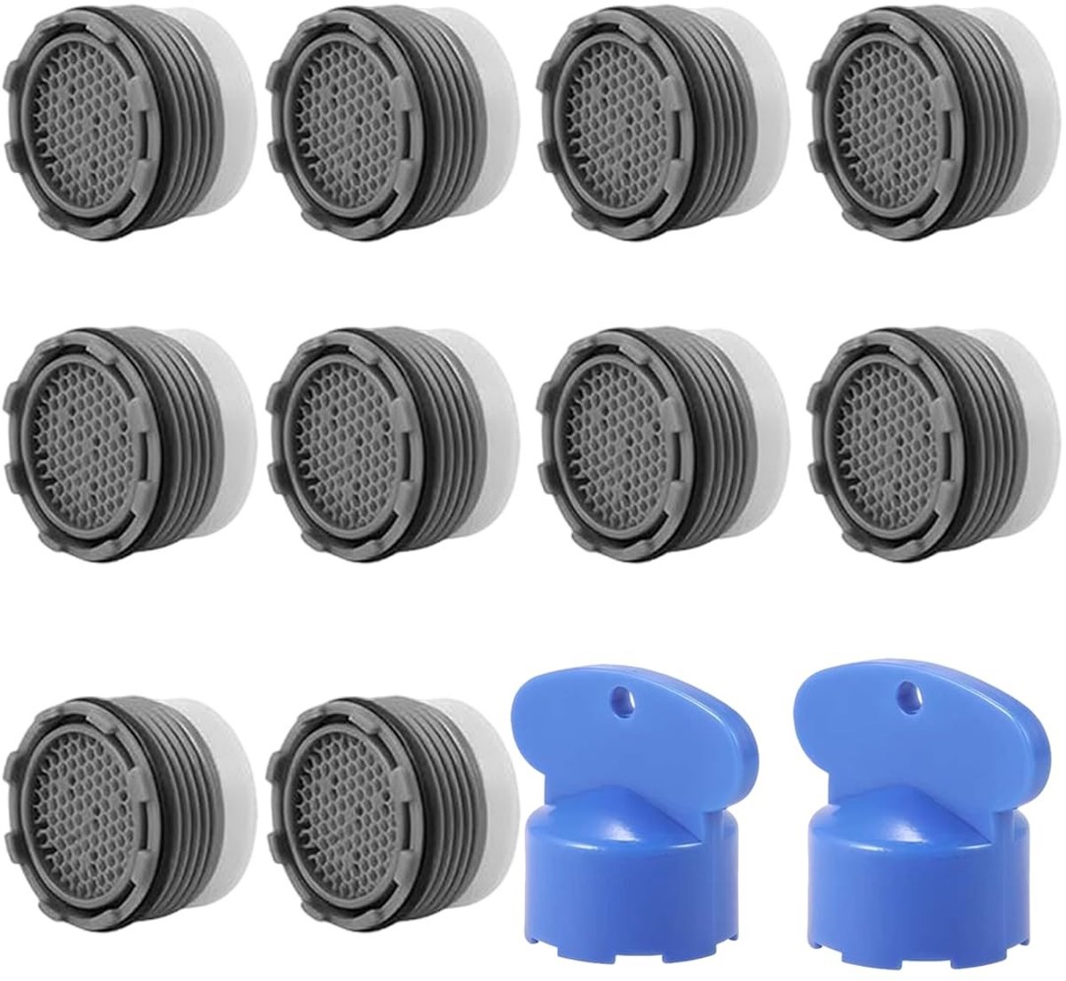 Solidchoice - Set van 10 Waterfilterkraan Beluchters met Adapters