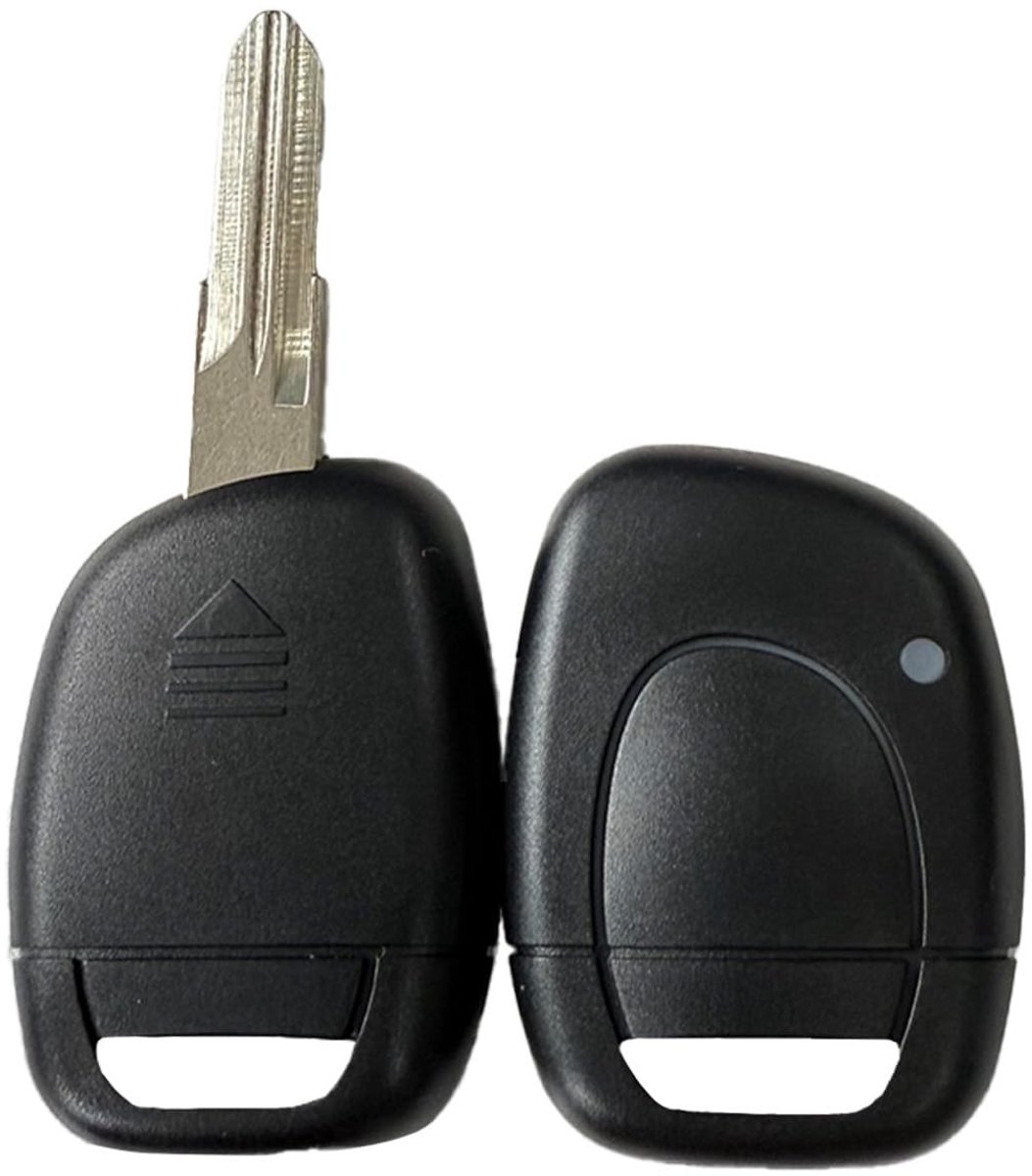 Solidchoice - Sleutelbehuizing met 1 Knop voor Diverse Auto Modellen