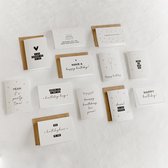 WeLikeToLove Kaarten - Wenskaarten - Kaartjes - Verjaardagskaarten met envelop - Kaartenset - Postkaarten - Felicitatiekaarten